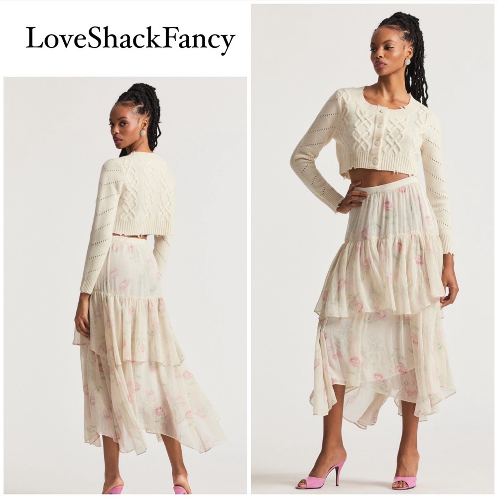 LoveShackFancy ~ Alex Midi Skirt